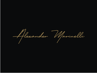 Alexander Marinelli logo design by KQ5