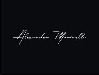 Alexander Marinelli logo design by KQ5