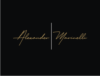 Alexander Marinelli logo design by KQ5