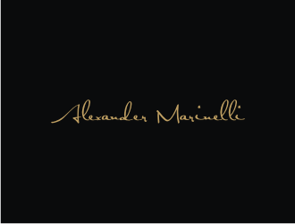 Alexander Marinelli logo design by KQ5