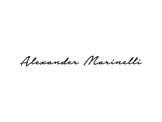 Alexander Marinelli logo design by aflah