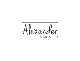 Alexander Marinelli logo design by bombers