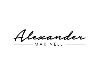 Alexander Marinelli logo design by aflah