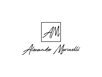 Alexander Marinelli logo design by tukang ngopi