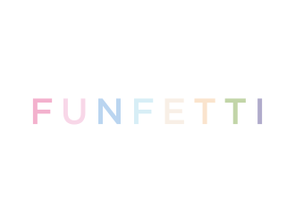 Funfetti logo design by p0peye