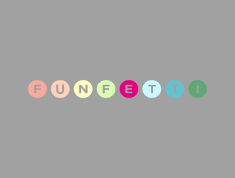 Funfetti logo design by Greenlight