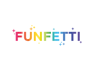 Funfetti logo design by qqdesigns