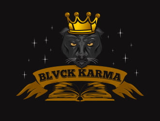 BLVCK KARMA  (Black karma)  logo design by naldart