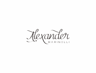 Alexander Marinelli logo design by afra_art