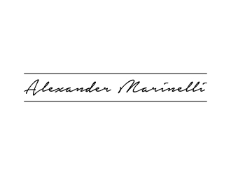 Alexander Marinelli logo design by pambudi