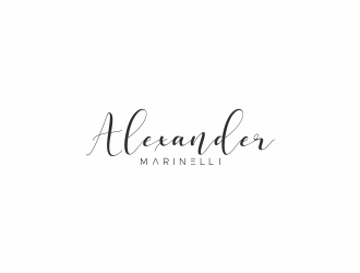 Alexander Marinelli logo design by afra_art