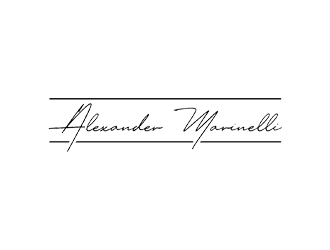 Alexander Marinelli logo design by jancok