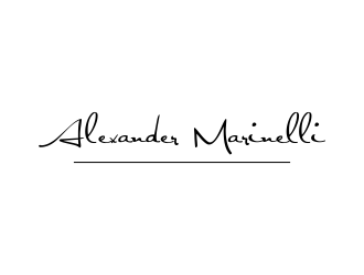 Alexander Marinelli logo design by almaula