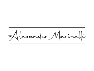 Alexander Marinelli logo design by lexipej