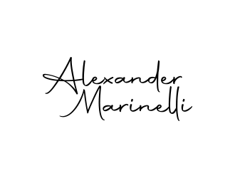 Alexander Marinelli logo design by lexipej