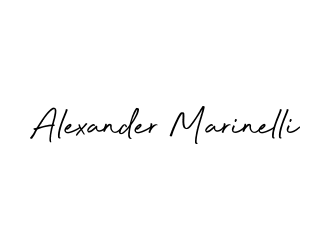 Alexander Marinelli logo design by lexipej