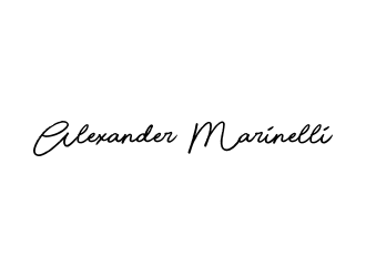 Alexander Marinelli logo design by lexipej