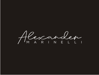 Alexander Marinelli logo design by Artomoro