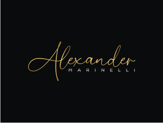 Alexander Marinelli logo design by Artomoro