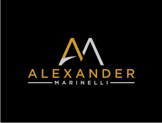 Alexander Marinelli logo design by Artomoro