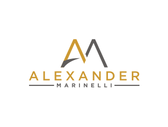 Alexander Marinelli logo design by Artomoro