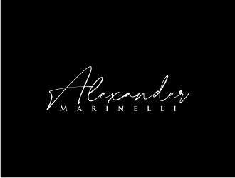 Alexander Marinelli logo design by Artomoro