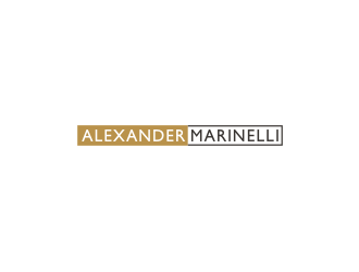 Alexander Marinelli logo design by Artomoro