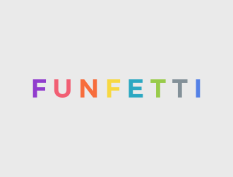 Funfetti logo design by Avro