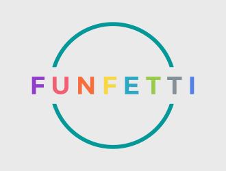 Funfetti logo design by Avro