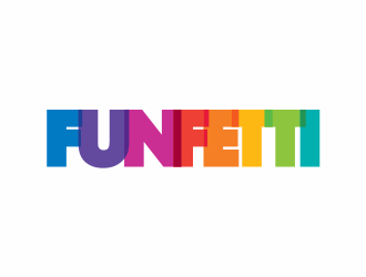 Funfetti logo design by up2date