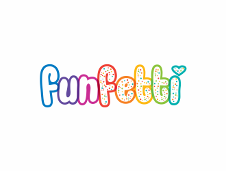 Funfetti logo design by up2date