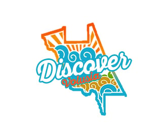 Discover Volusia logo design by bougalla005