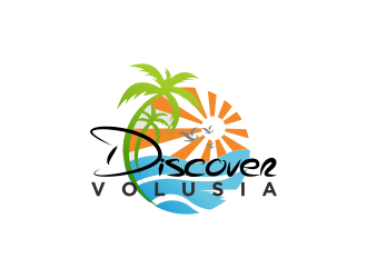 Discover Volusia logo design by luckyprasetyo