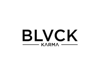 BLVCK KARMA  (Black karma)  logo design by sabyan