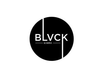 BLVCK KARMA  (Black karma)  logo design by sabyan