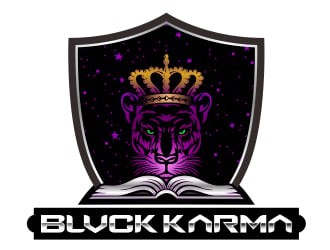 BLVCK KARMA  (Black karma)  logo design by aura