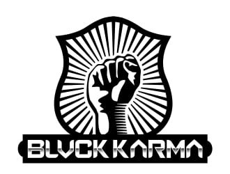 BLVCK KARMA  (Black karma)  logo design by aura