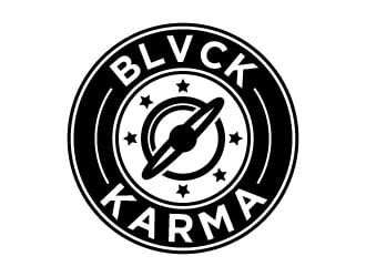 BLVCK KARMA  (Black karma)  logo design by gateout