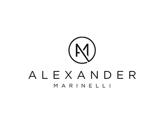 Alexander Marinelli logo design by blackcane