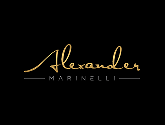 Alexander Marinelli logo design by ndaru