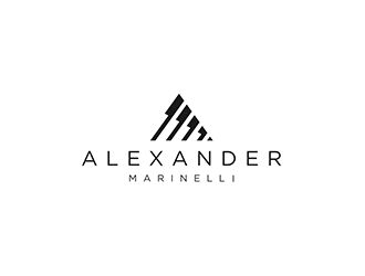 Alexander Marinelli logo design by blackcane