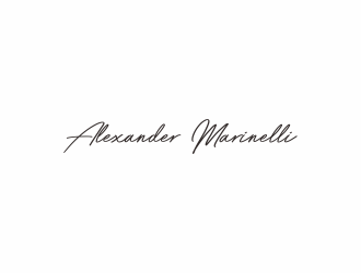 Alexander Marinelli logo design by Zeratu