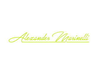 Alexander Marinelli logo design by mukleyRx