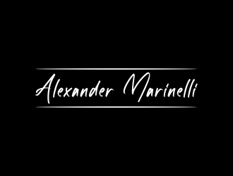 Alexander Marinelli logo design by GassPoll