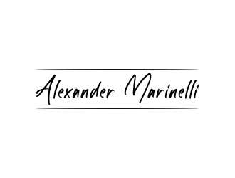 Alexander Marinelli logo design by GassPoll