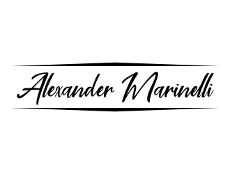 Alexander Marinelli logo design by Greenlight