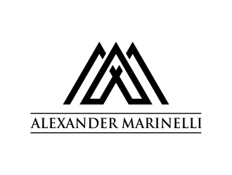 Alexander Marinelli logo design by creator_studios