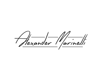 Alexander Marinelli logo design by serprimero