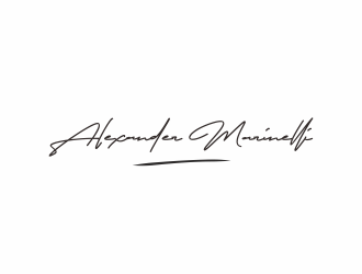 Alexander Marinelli logo design by Zeratu