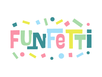 Funfetti logo design by akilis13